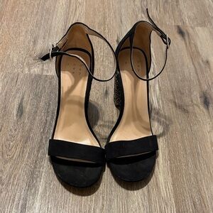 Black Block Heels